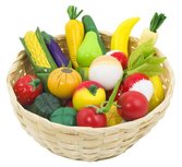 Mandje Houten Groenten &amp; Fruit | Goki