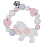 Elastische Grijpring - Roze Paardje | Goki