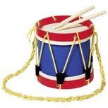 Trommel blauw/rood | Goki