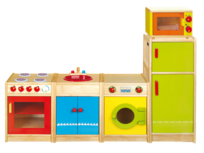 Speelkeuken 5-dlg. Kleur | Vigatoys