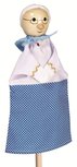 Goki - Poppenkast handpop met houten hoofd - Grootmoeder