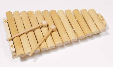 Volledig houten xylofoon met 12 tonen | Goki
