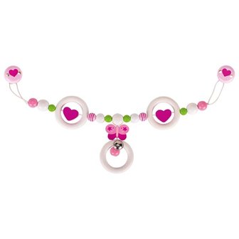 Kinderwagenketting - Roze Vlinder | Heimess