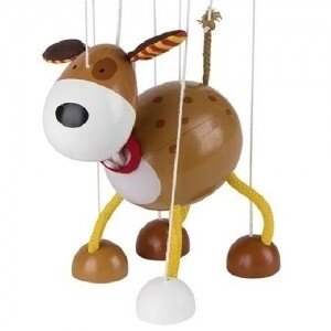 Houten Marionet Hond | Goki