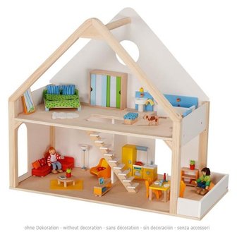 Goki - Houten poppenhuis met 2 etages - Wit