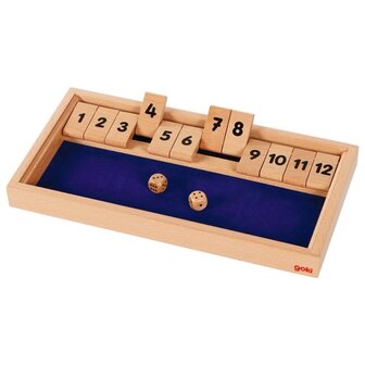 Shut The Box - Blauw | Goki