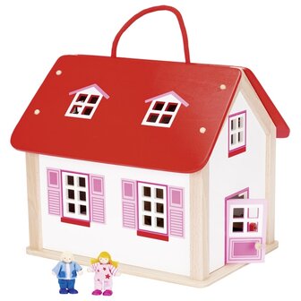 Poppenhuis met accessoires | Goki