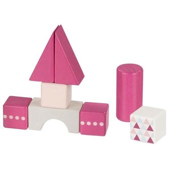 Kleine Blokkenkar Roze | Goki