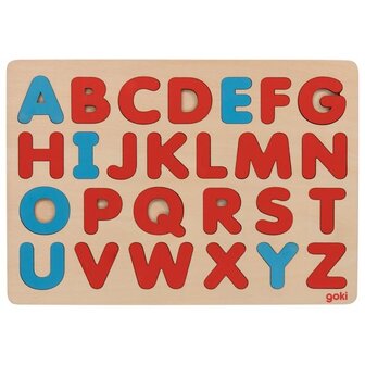 Alfabet Puzzel Montessori-stijl (Frans) | Goki