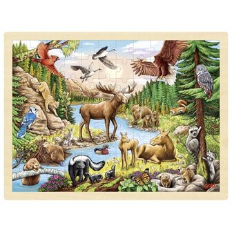 Inlegpuzzel Groot - Canadese Wildernis | Goki