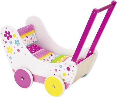 Houten Poppenwagen - Susibelle | Goki