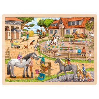 Inlegpuzzel Groot - Manege | Goki