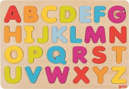 Puzzel Alfabet - Regenboog | Goki