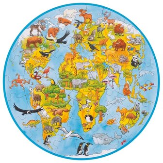 XL Puzzel Wereld | Goki