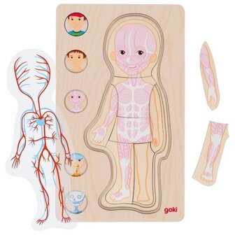 Anatomie Puzzel - Jongen | Goki