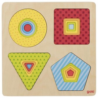 Lagenpuzzel Geomtrische Vormen | Goki