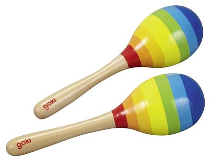 Maracas Regenboog (2 stuks) | Goki