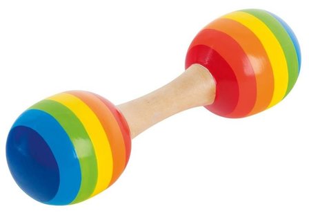 Dubbele Maracas Regenboog (2 stuks) | Goki