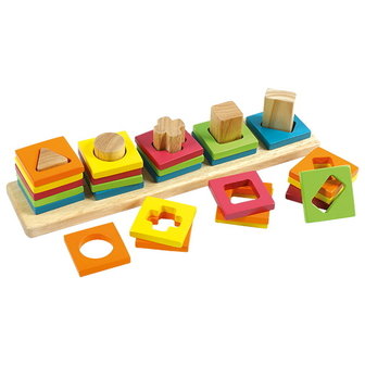 Sorteerdbord geometrische vormen | Santoys