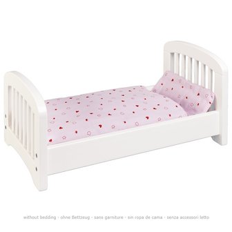 Poppenbed zonder beddengoed - Wit | Goki