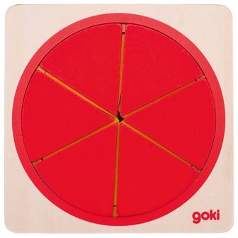 Lagenpuzzel - Regenboog-cirkel | Goki