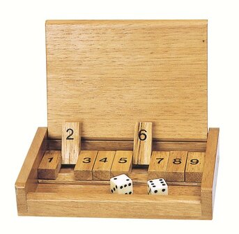 Goki - Shut the box spel van hout
