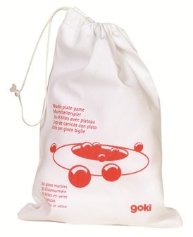 Goki - Houten knikkerpot met 31 knikkers