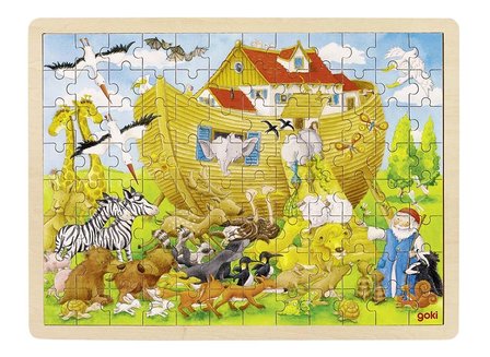Grote houten legpuzzel - Ark van Noach | Goki