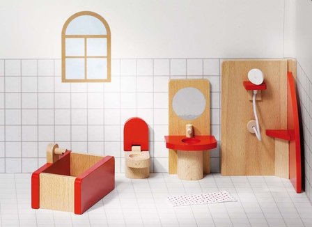 Poppenhuis Meubels Badkamer | Goki Basic