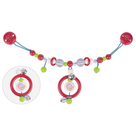 Kinderwagenketting Kunststof - Vogeltje | Heimess