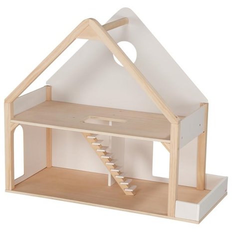 Goki - Houten poppenhuis met 2 etages - Wit