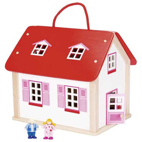 Poppenhuis met accessoires | Goki