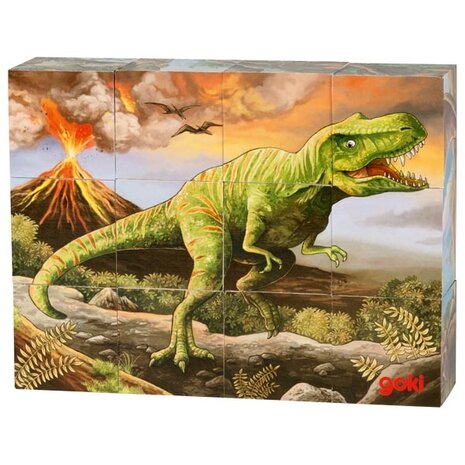 Blokkenpuzzel Dinosaurussen | Goki