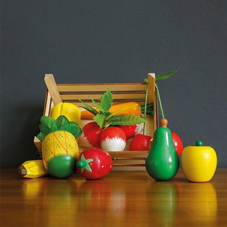 Kratje met fruit en groente | Goki