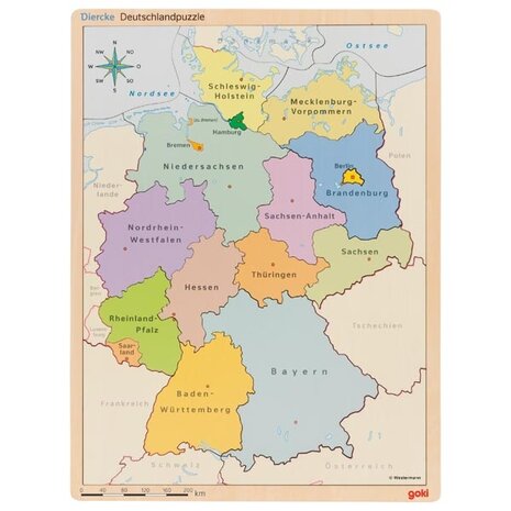 Puzzel Duitsland | Diercke | Goki