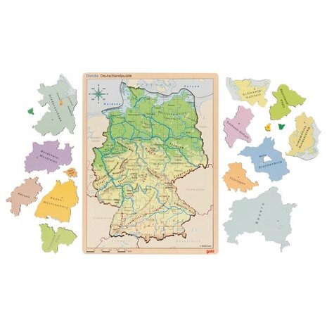 Puzzel Duitsland | Diercke | Goki