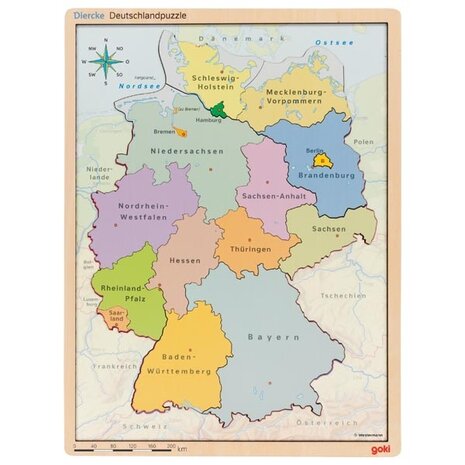 Puzzel Duitsland | Diercke | Goki