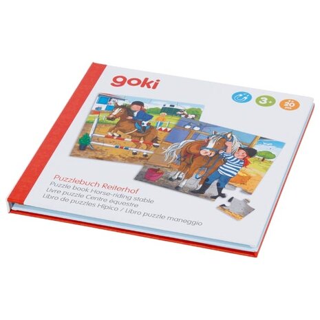 Magnetisch Puzzelboek - Manege | Goki