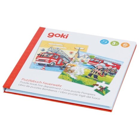 Magnetisch Puzzelboek - Brandweer | Goki