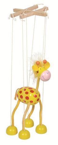 Goki - Houten marionet 'Giraffe'